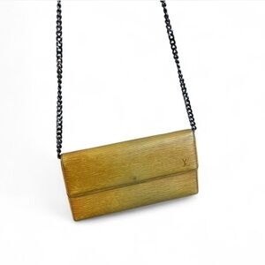 Louis Vuitton Yellow Epi Wallet